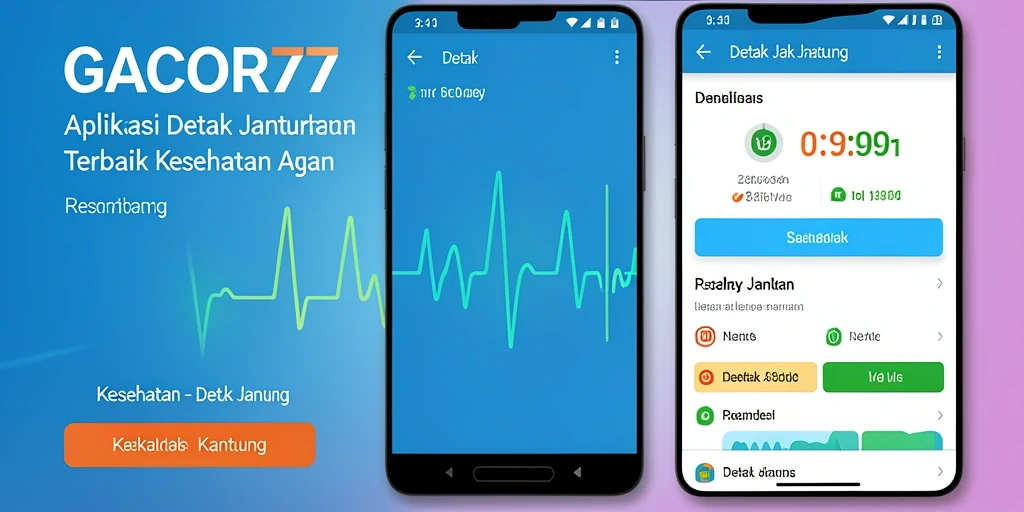 Antarmuka GACOR77 yang intuitif untuk pemantauan detak jantung.