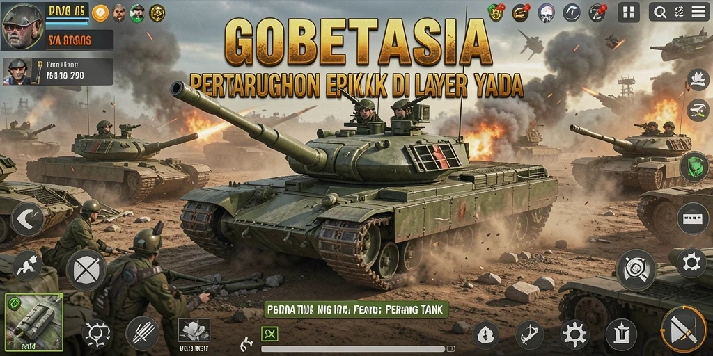 Tampilan antarmuka GOBETASIA yang menarik dan fungsional.