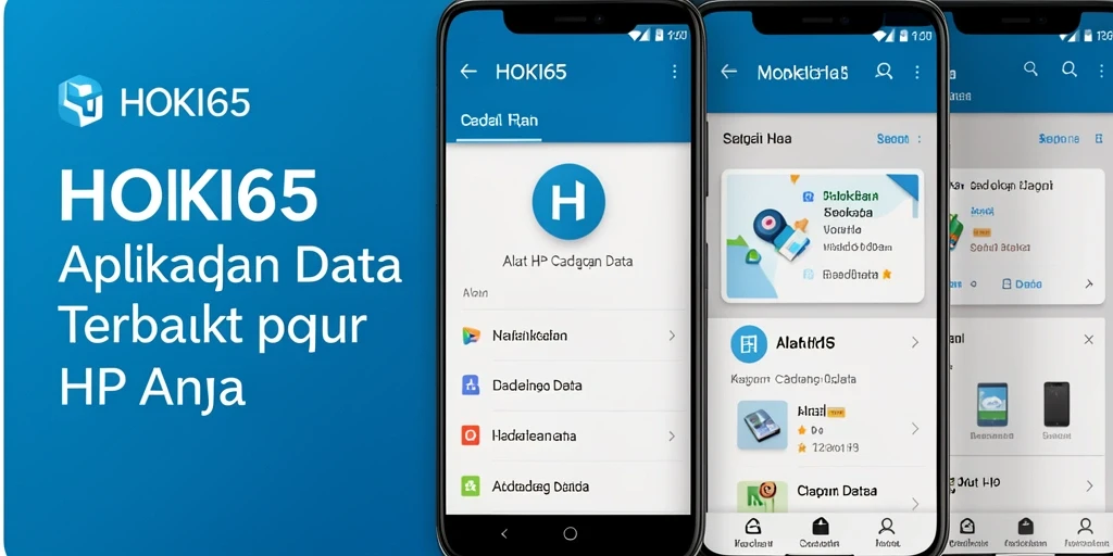 Antarmuka HOKI65 untuk pencadangan data yang sederhana dan efisien.